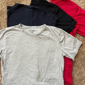 Place Kids Short Sleeve Tees - Gray, Black, Red, Navy